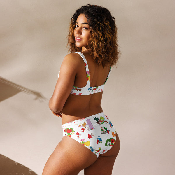 Mio Mao  Recycled high-waisted bikini