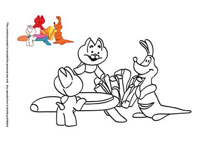 Mio Mao Coloring Pages