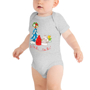 Mio Mao Snow Baby short sleeve one piece