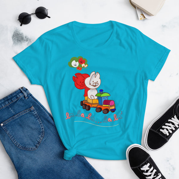 Mio Mao Little Train Women's short sleeve t-shirt